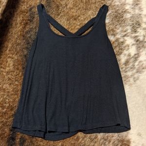 Soft black tank top